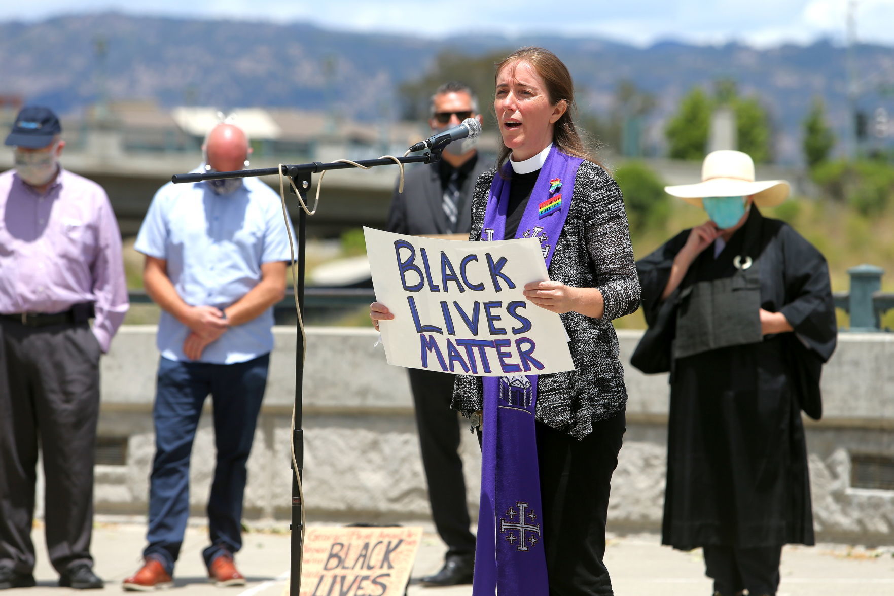 Vigil for racial equality in Napa